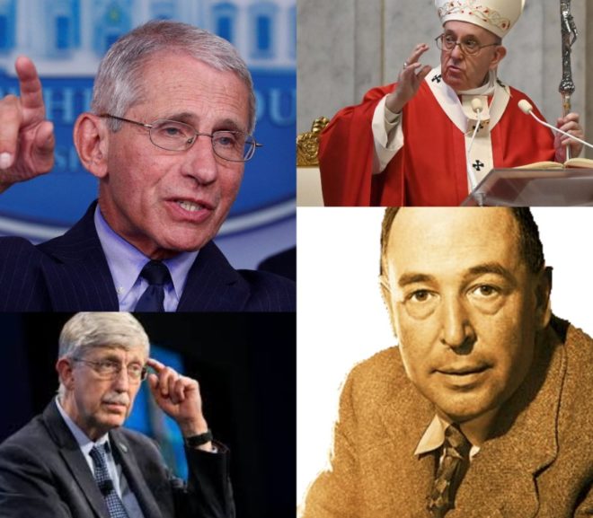 Pope Francis, C.S. Lewis, Dr. Collins & Fauci Too: Conspirators vs. Creationism?